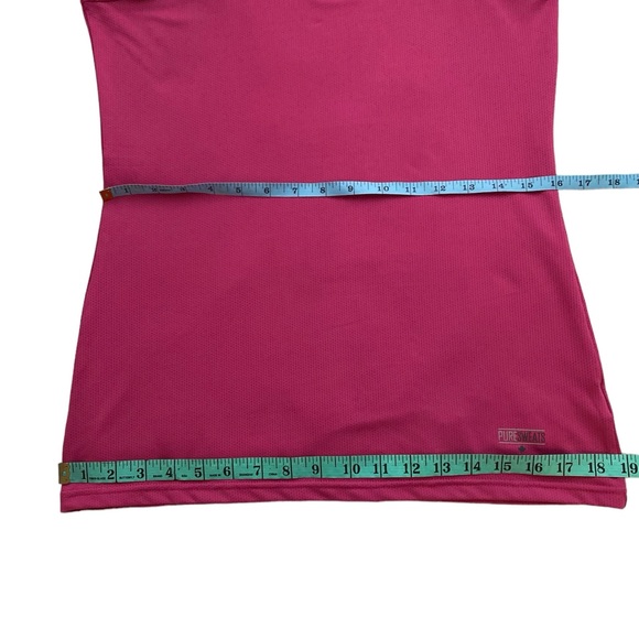 Pure Sweat Women’s Racerback Workout Gym Top. Fuchsia - Picture 8 of 9